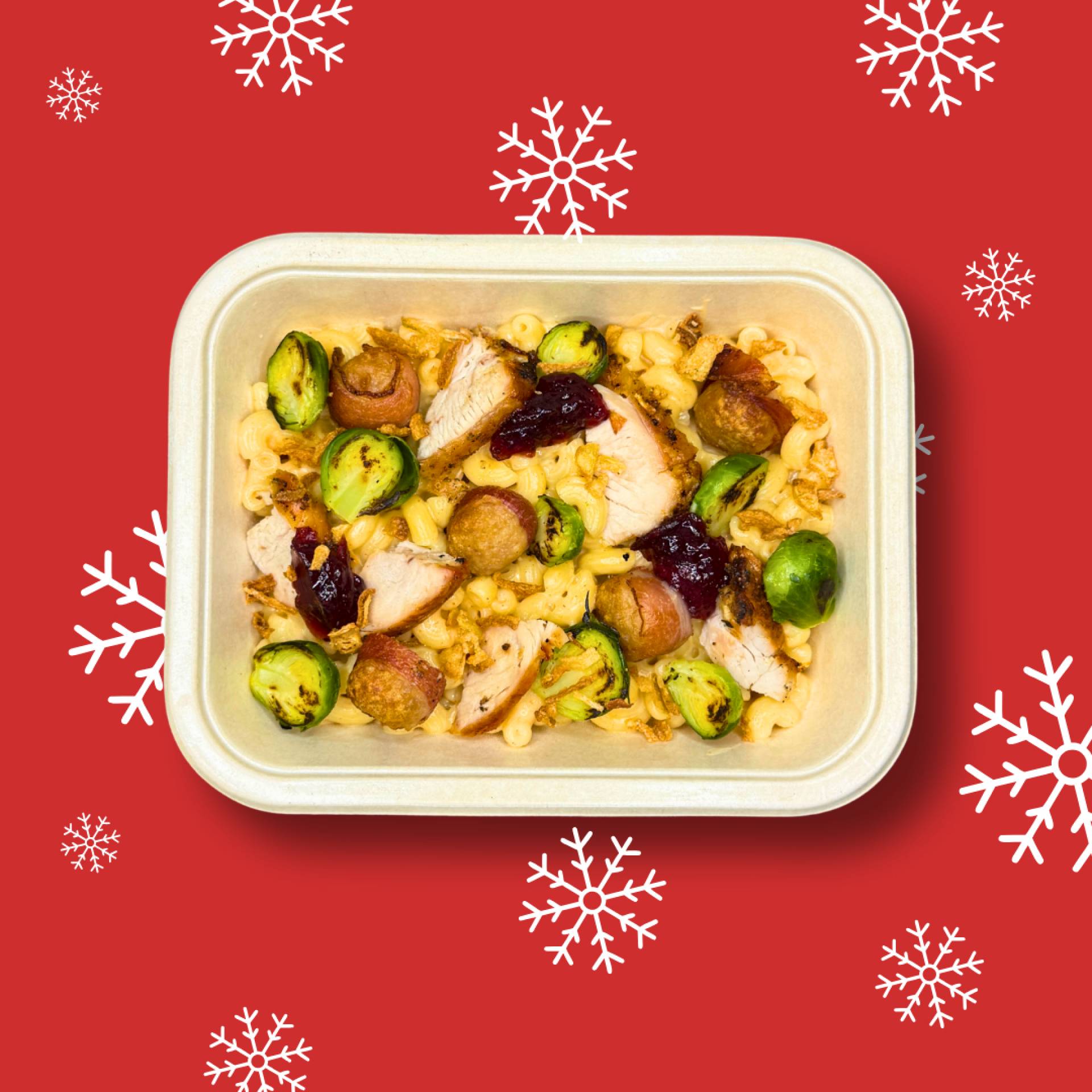 FESTIVE LOADED MAC N CHEESE