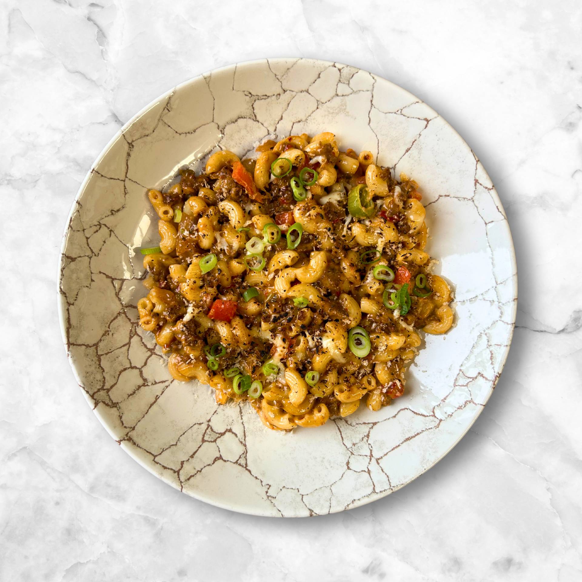 PHILLY CHEESE STEAK MINCE, CAJUN MAC N CHEESE